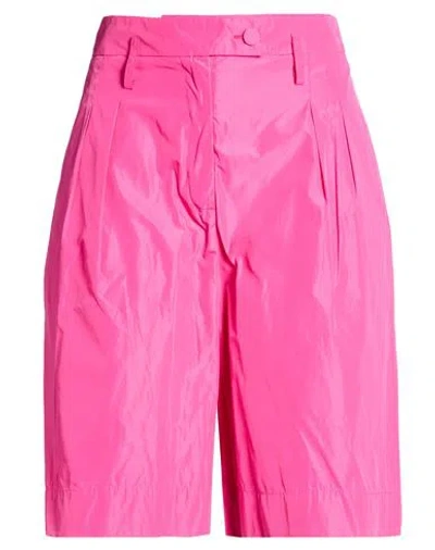 Maliparmi Malìparmi Woman Shorts & Bermuda Shorts Fuchsia Size 8 Polyester In Pink