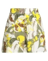 Maliparmi Malìparmi Woman Shorts & Bermuda Shorts Military Green Size 8 Cotton In Multi
