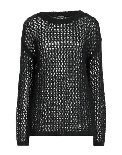 Maliparmi Malìparmi Woman Sweater Black Size L Acrylic, Polyamide, Mohair Wool