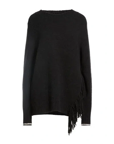 Maliparmi Malìparmi Woman Sweater Black Size M Wool, Polyamide, Acrylic, Alpaca Wool, Elastane
