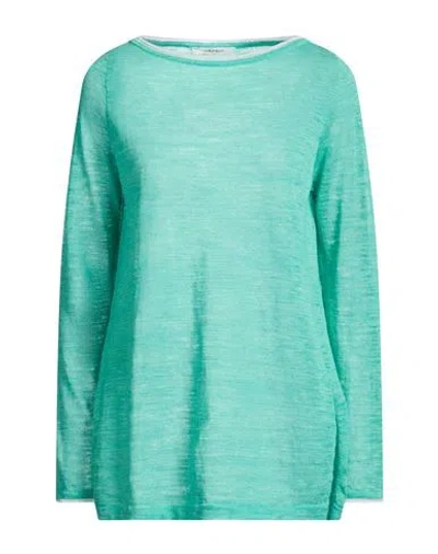 Maliparmi Malìparmi Woman Sweater Green Size S Linen, Polyester