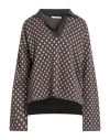 Maliparmi Malìparmi Woman Sweater Grey Size L Viscose, Polyester, Metallized Polyamide