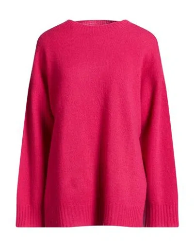 Maliparmi Malìparmi Woman Sweater Magenta Size Xs Merino Wool, Cashmere In Pink