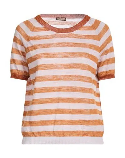 Maliparmi Malìparmi Woman Sweater Mandarin Size Xs Linen, Polyester, Viscose, Metallic Fiber In Multi