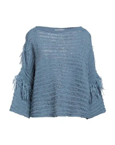 Maliparmi Malìparmi Woman Sweater Slate Blue Size S Polyamide