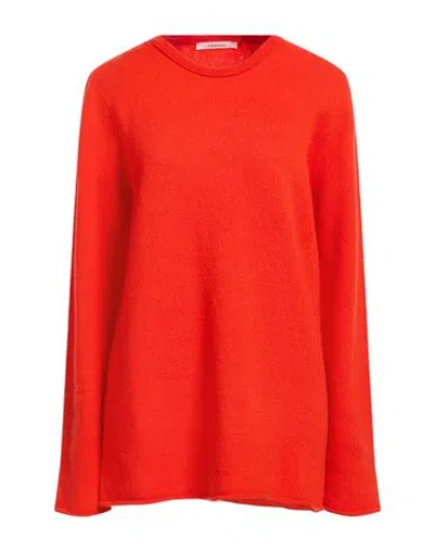 Maliparmi Malìparmi Woman Sweater Tomato Red Size L Virgin Wool, Cashmere
