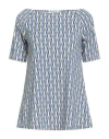 Maliparmi Malìparmi Woman T-shirt Blue Size 4 Polyamide, Elastane