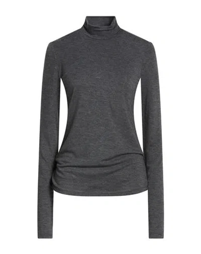 Maliparmi Malìparmi Woman T-shirt Charcoal Size M Polyester, Viscose, Elastane In Gray