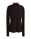 Maliparmi Malìparmi Woman T-shirt Chocolate Brown Size L Polyester, Viscose, Elastane In Brown