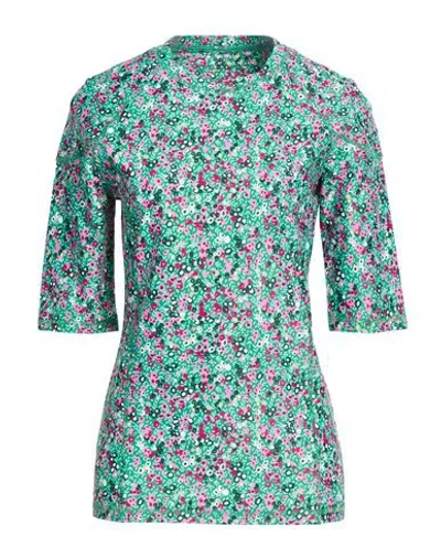 Maliparmi Malìparmi Woman T-shirt Green Size L Recycled Polyamide, Elastane