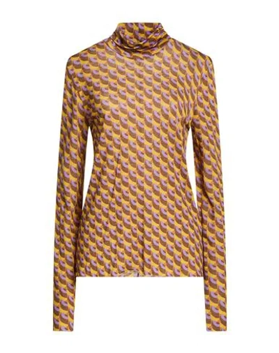 Maliparmi Malìparmi Woman T-shirt Marigold Size 12 Wool, Polyamide In Yellow