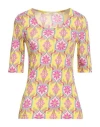 Maliparmi Malìparmi Woman T-shirt Pink Size 6 Polyamide, Elastane In Multi