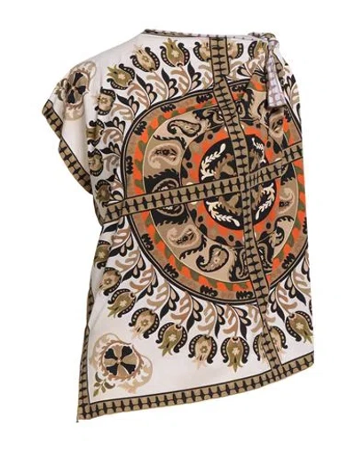 Maliparmi Malìparmi Woman Top Cream Size Onesize Polyamide, Elastane In White