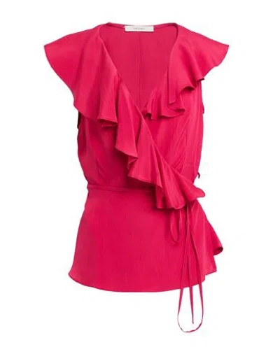 Maliparmi Malìparmi Woman Top Fuchsia Size 8 Acetate, Silk