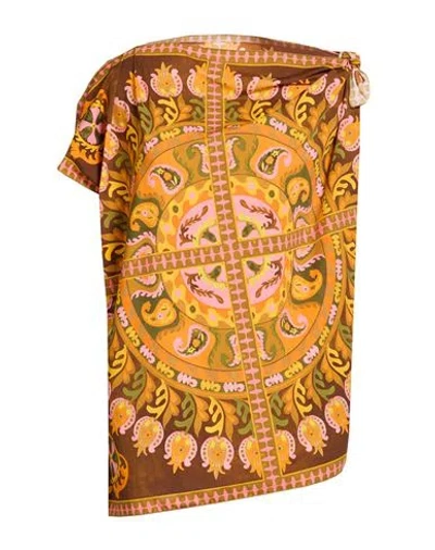 Maliparmi Malìparmi Woman Top Light Brown Size Onesize Polyamide, Elastane In Multi