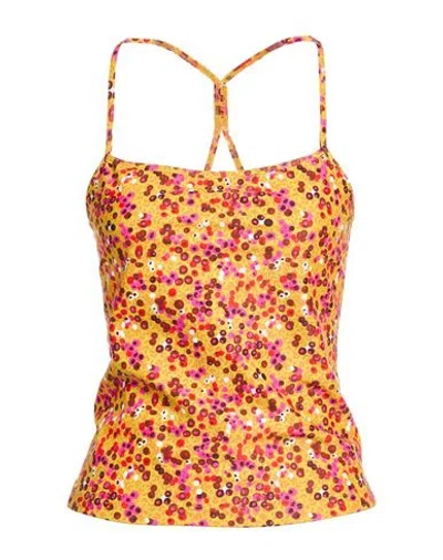 Maliparmi Malìparmi Woman Top Lime Green Size L Recycled Polyamide, Elastane In Yellow