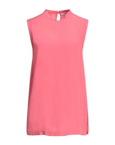 Maliparmi Malìparmi Woman Top Magenta Size 6 Acetate, Silk In Pink