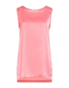 Maliparmi Malìparmi Woman Top Pink Size 6 Silk, Elastane