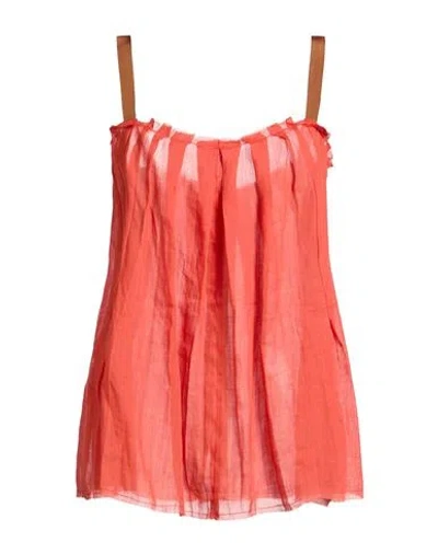Maliparmi Malìparmi Woman Top Red Size 6 Ramie