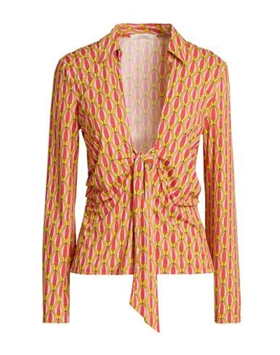 Maliparmi Malìparmi Woman Top Tomato Red Size 6 Polyamide, Elastane In Multi