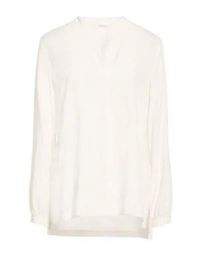 Maliparmi Malìparmi Woman Top White Size 10 Acetate, Silk