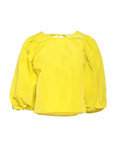 Maliparmi Malìparmi Woman Top Yellow Size 6 Polyester