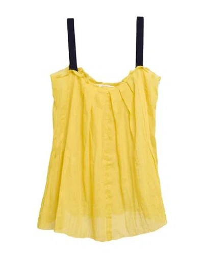 Maliparmi Malìparmi Woman Top Yellow Size 6 Ramie
