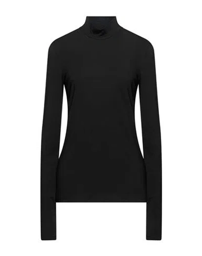 Maliparmi Malìparmi Woman T-shirt Black Size M Polyester, Viscose, Elastane