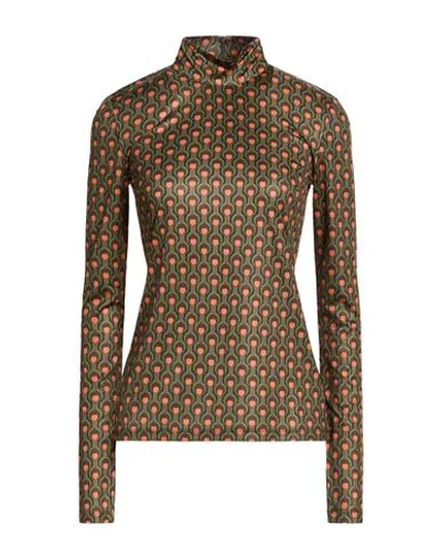 Maliparmi Malìparmi Woman T-shirt Military Green Size 8 Polyester