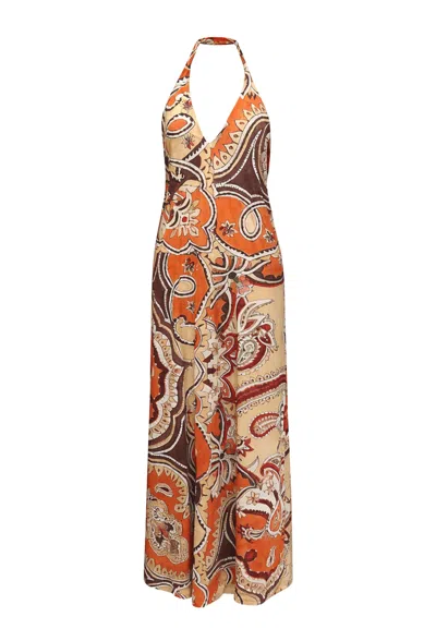 Maliparmi Women's Dress  In Orange