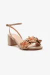 Maliparmi Women's Raffia Sandal In Brown