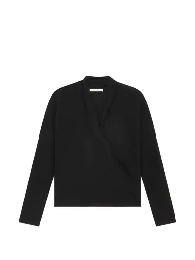 Maliparmi Wool V-neck Sweater In Black