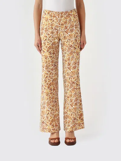 Maliparmi Pants Woman Color Yellow In Brown