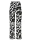 Maliparmi Zebra-print Straight Trousers In Black