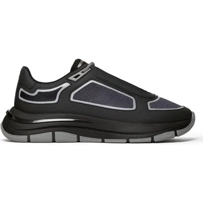Mallet Alton Leather And Mesh Trainers In Multi