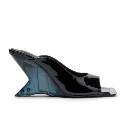 Mallet Amber Mid Heel Shoes In Black