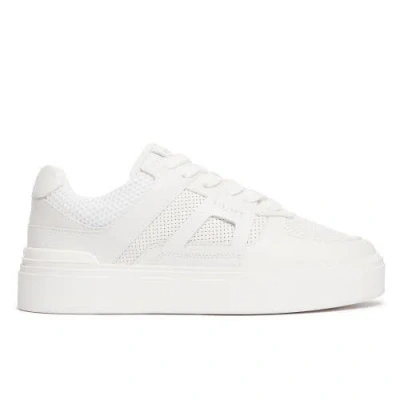 Mallet Fenchurch Skate-style Sneakers In White
