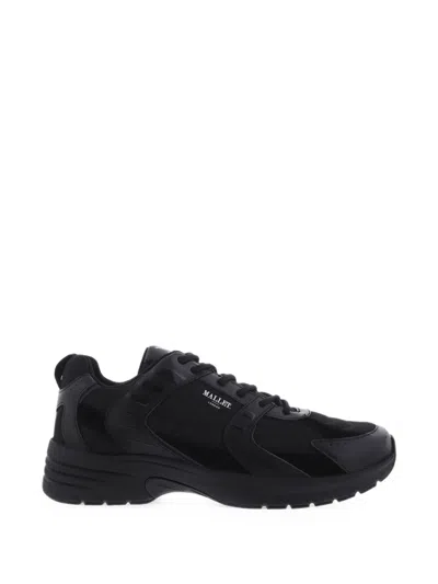 Mallet Holloway Panelled Low-top Sneakers In Black