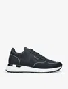 Mallet Popham Lite Leather And Mesh Low-top Trainers In Blk/other