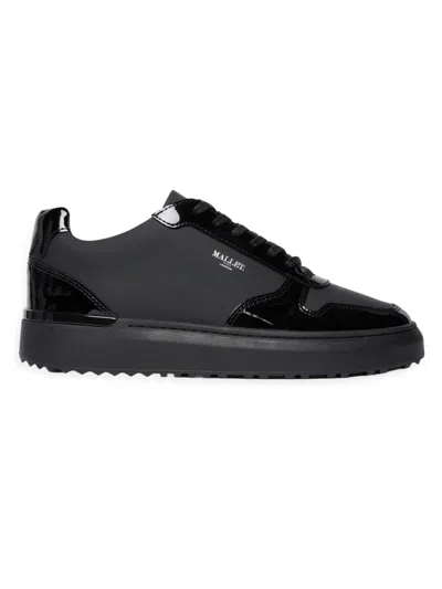 Mallet Men's Hoxton 2.0 Leather Sneakers In Black