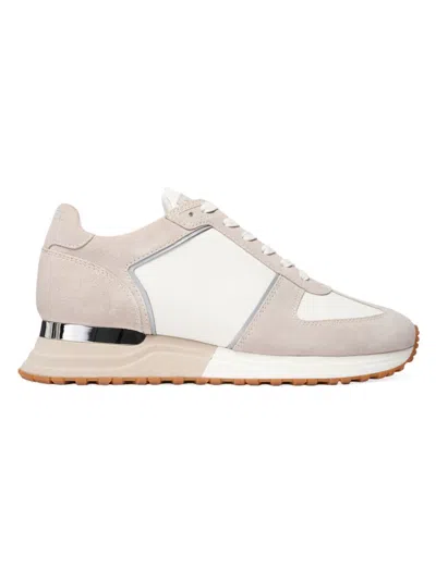 Mallet Men's New North Leather Trainers In Beige