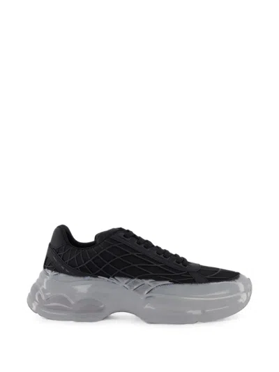 Mallet Neptun Dip Mesh Sneakers In Black