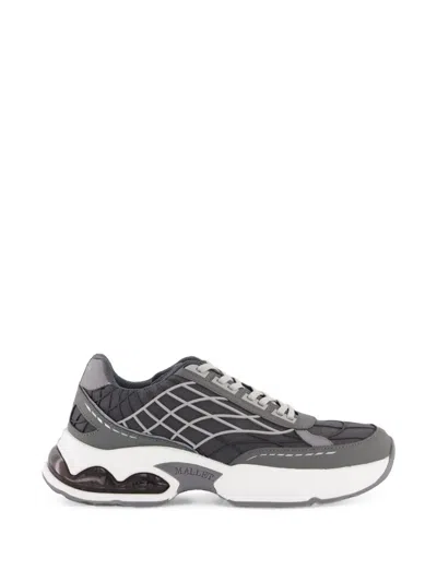 Mallet Neptune Mesh-panels Low-top Sneakers In Gray