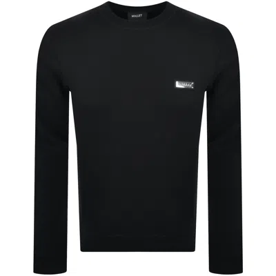 Mallet Plaque Sweatshirt Black