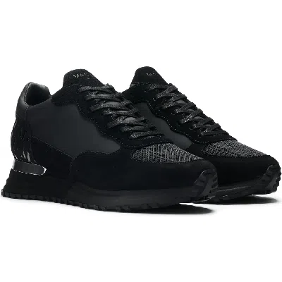 Mallet Popham Tumbled Sneakers In Black