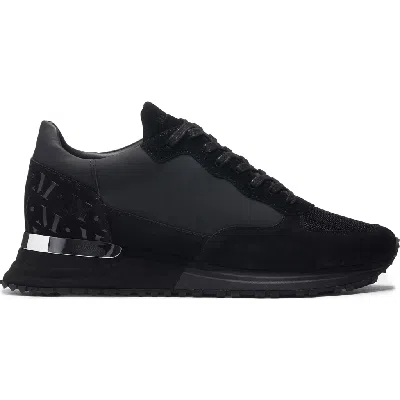 Mallet Popham Tumbled Sneakers In Black
