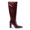 Mallet Sabelle Knee-high Boot In Burgundy