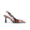 Mallet Selene Slingback Heels In Multi