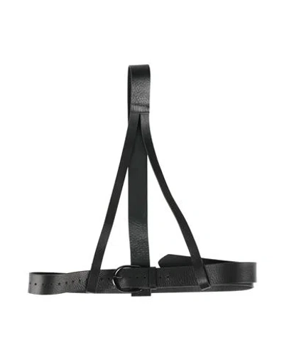 Malloni Man Belt Black Size Onesize Leather