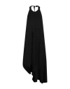 Malloni Woman Midi Dress Black Size 6 Viscose, Rayon In Black